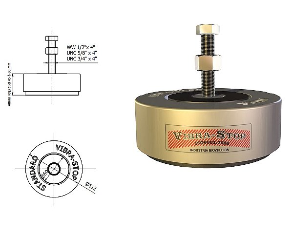 Amortecedor standard VIBRASTOP