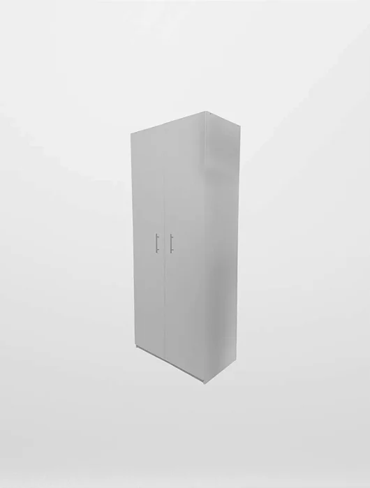 Armário de Quarto Branco - 2 Portas