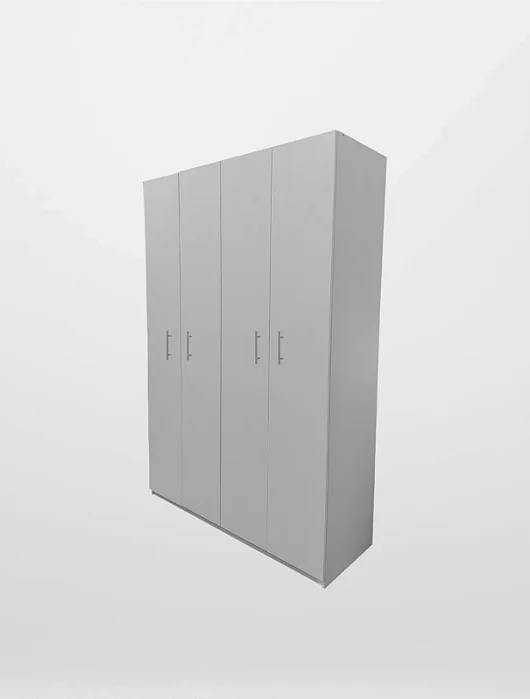 Armário Branco 4 Portas e 8 Gavetas