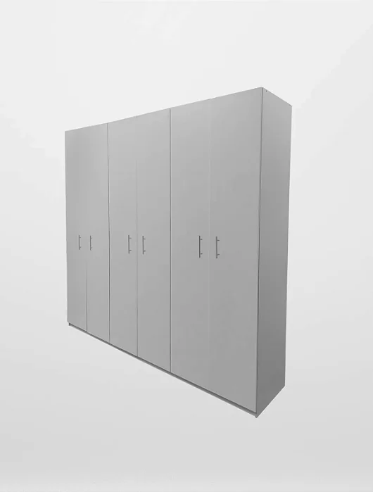 Armário de Quarto Branco - 6 Portas