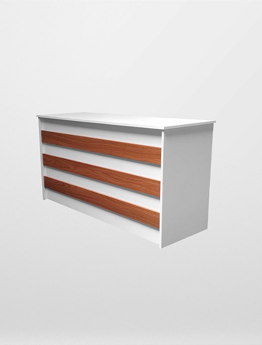 Mesa Reta Light Canelada Amadeirada