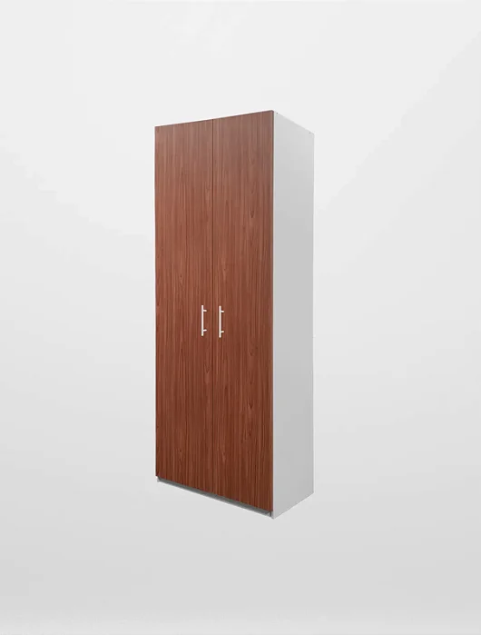 Armário de Quarto Branco - 2 Portas Amadeiradas