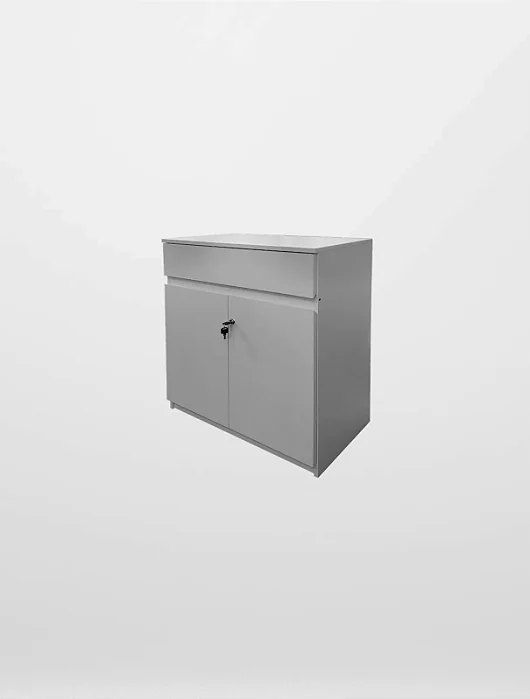 Buffet Aparador Branco 2 Portas e Gaveta