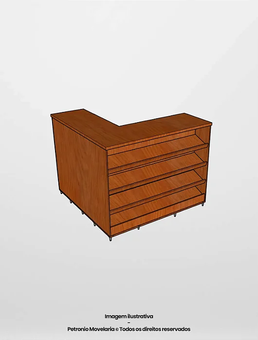 Balcão Baleiro em L