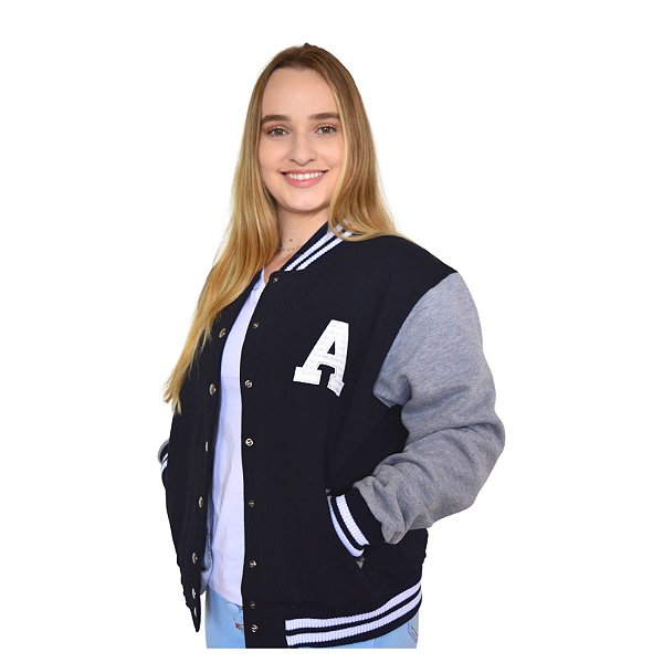 JAQUETA COLLEGE ADMINISTRAÇAO MARINHO FEMININA