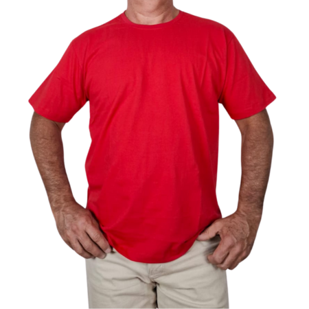 Camiseta Algodão Vermelha