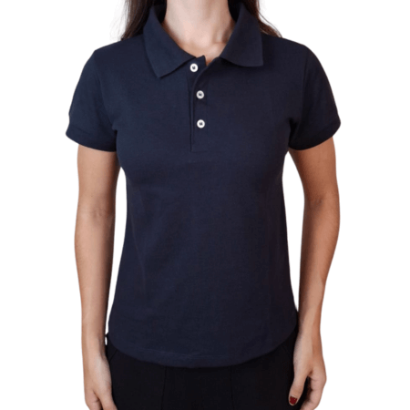 Polo Feminina Marinho