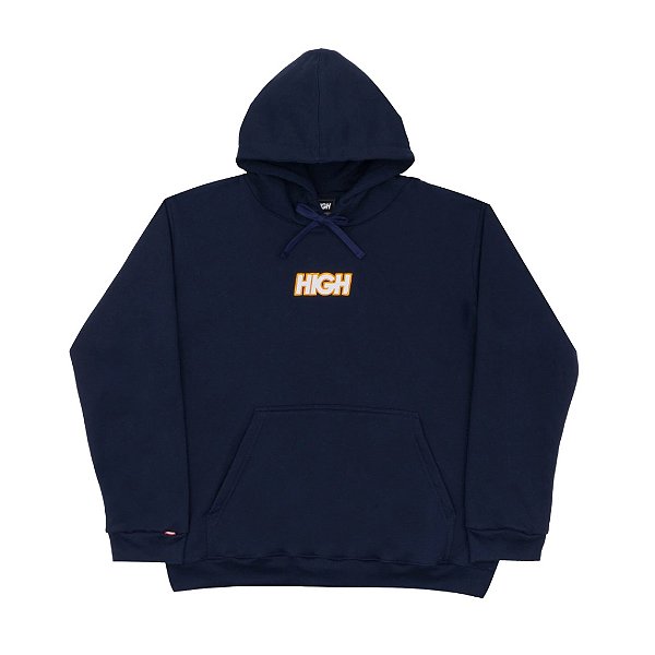MOLETOM HIGH HOODIE LOGO COLORED AZUL