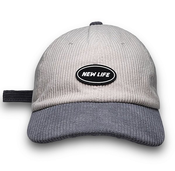 BONE NEW LIFE VALVET CINZA