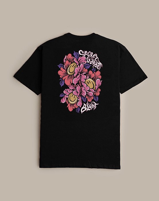 CAMISETA BLUNT BASICA JOYBLOOM PRETO