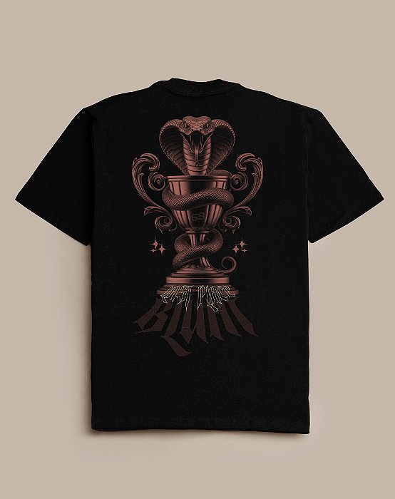 CAMISETA BLUNT OVERSIZED VIPER PRETO