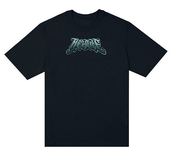CAMISETA NEW LIFE LETTER BLACK