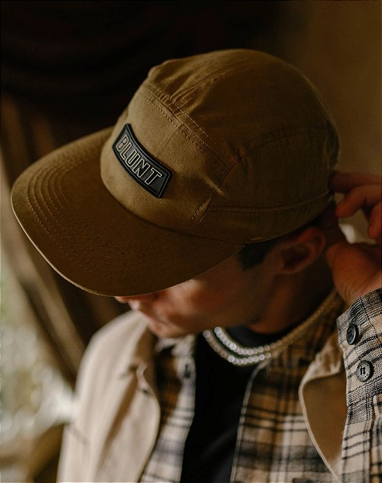 BONÉ BLUNT FIVE PANEL TASLON CAQUI