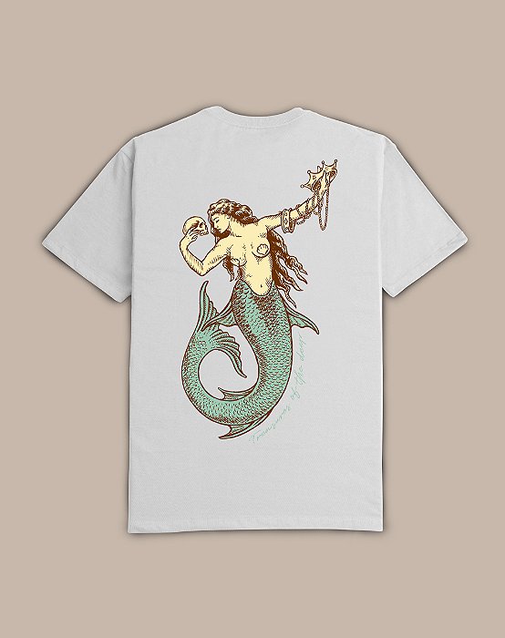CAMISETA BLUNT PREMIUM MERMAID BRANCO