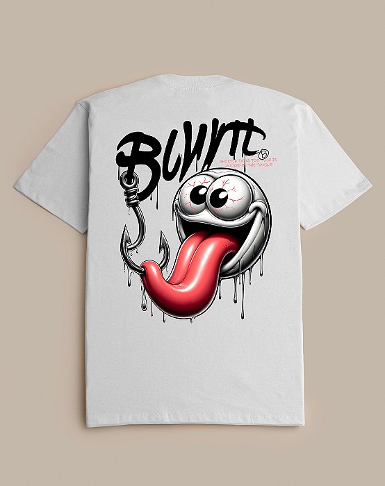 CAMISETA BLUNT OVERSIZED FISH HOOK BRANCO