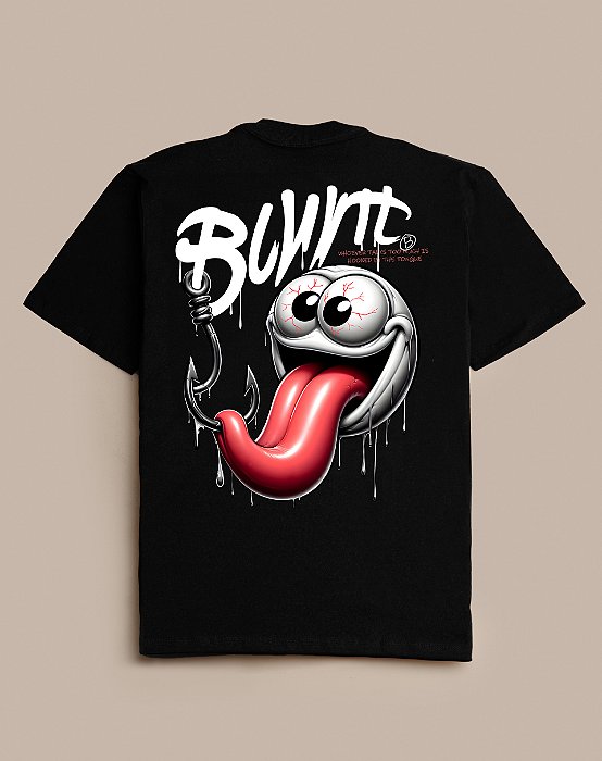 CAMISETA BLUNT OVERSIZED FISH HOOK PRETO