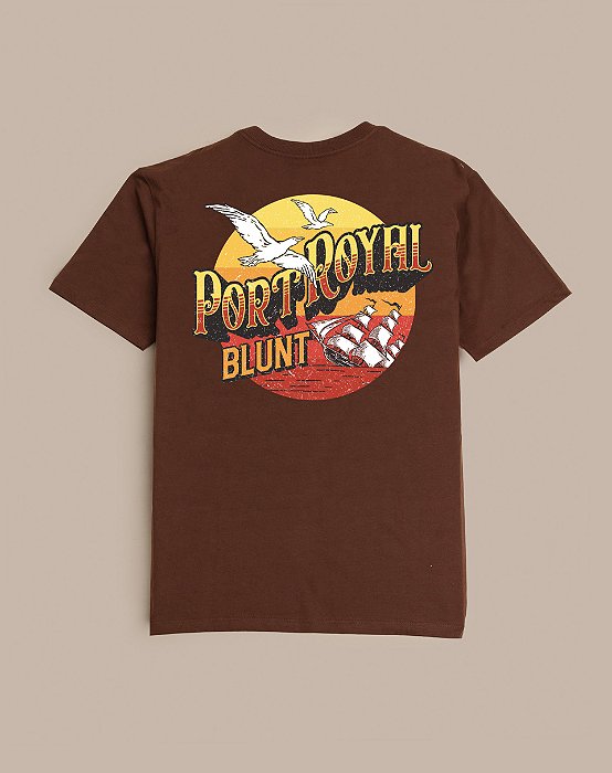 CAMISETA BLUNT PORT ROYAL MARROM