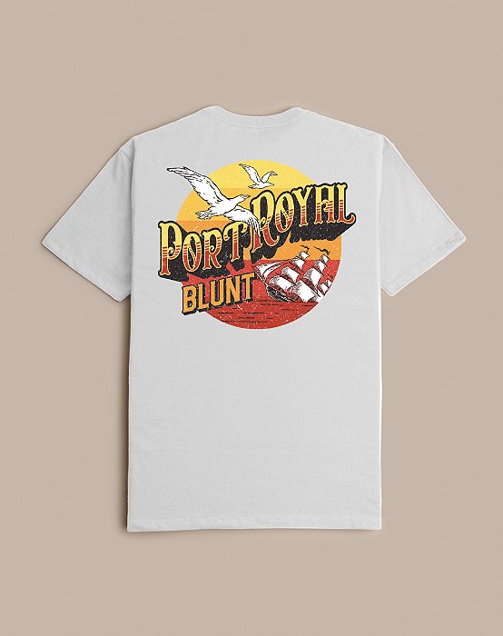 CAMISETA BLUNT PORT ROYAL BRANCO
