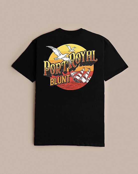 CAMISETA BLUNT PORT ROYAL PRETO