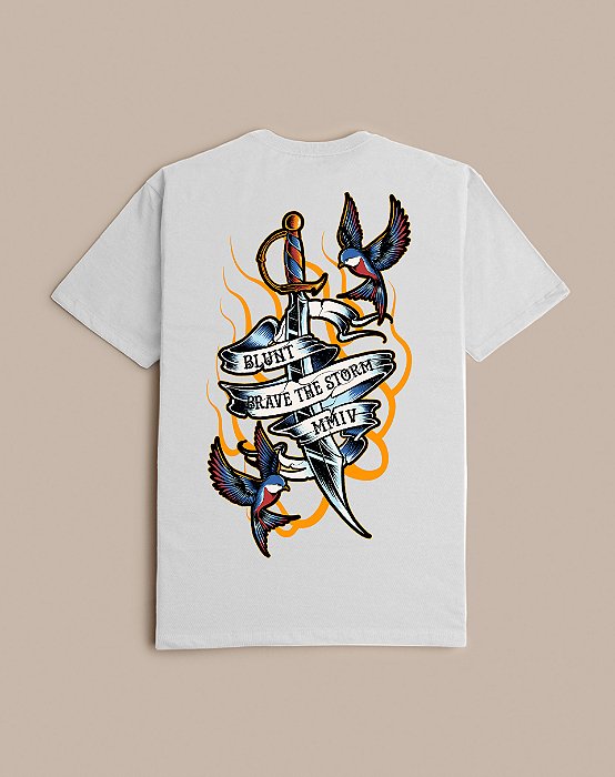 CAMISETA BLUNT PREMIUM DAGGER BRANCO