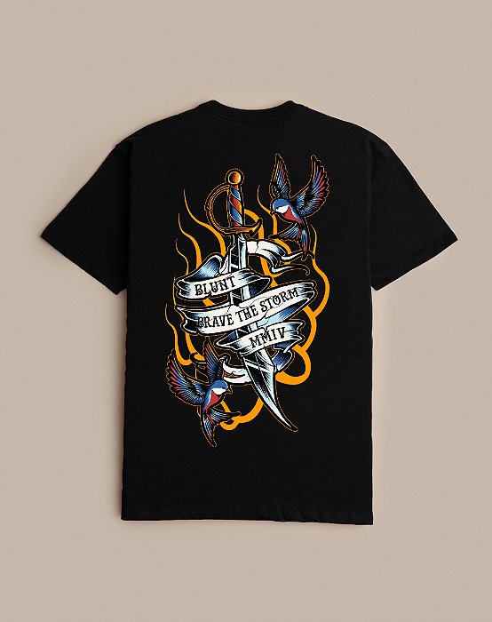 CAMISETA BLUNT PREMIUM DAGGER PRETO