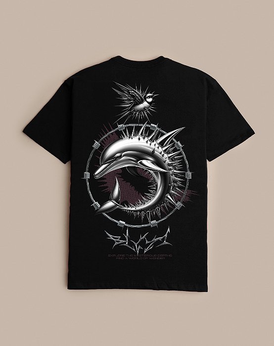 CAMISETA BLUNT PREMIUM DOLPHIN PRETO
