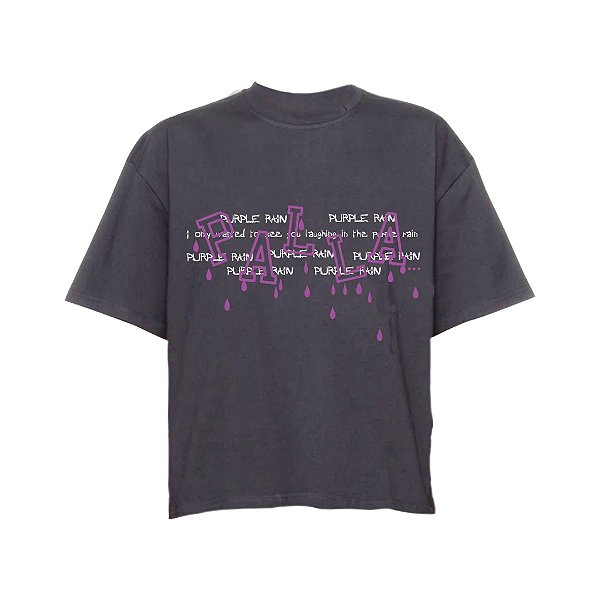 CAMISETA PALLA WORLD PURPLE RAIN CINZA