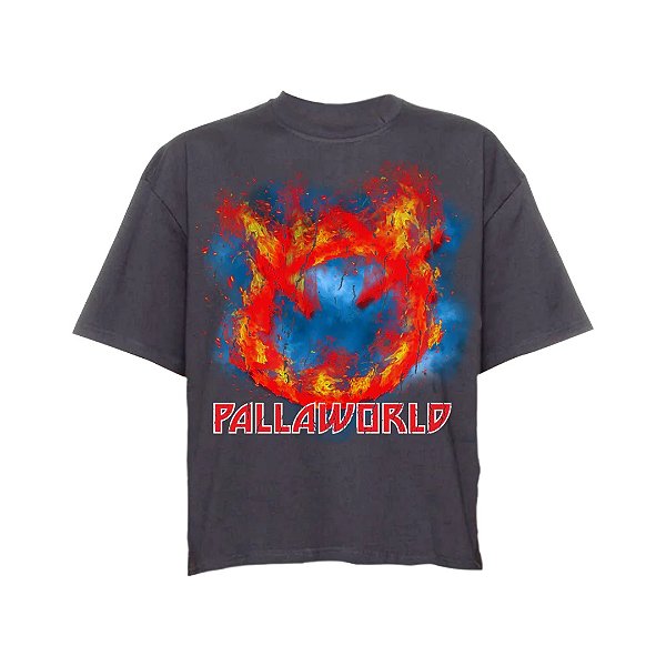 CAMISETA PALLA WORLD SCRIPTURE CINZA