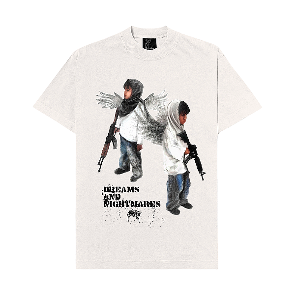 SUFGANG TEE SCARING DREAMS AND NIGHTMARES OFF WHITE
