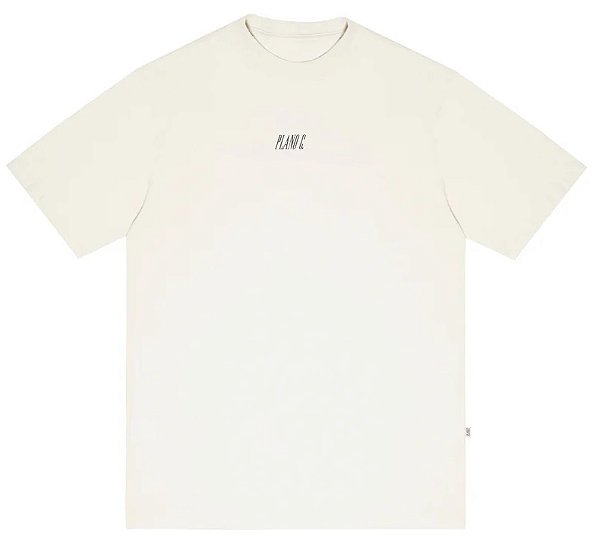 CAMISETA PLANO C LOGO DROP 2 OFF WHITE