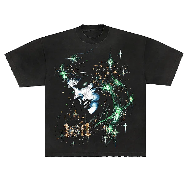 CAMISETA EXCLUSIVIIST 1OF1 GOTHAM C1TY FLEA MARKET BLACK