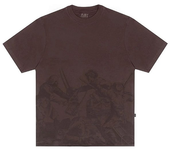 CAMISETA PLANO C IN VINO VERITAS BROWN