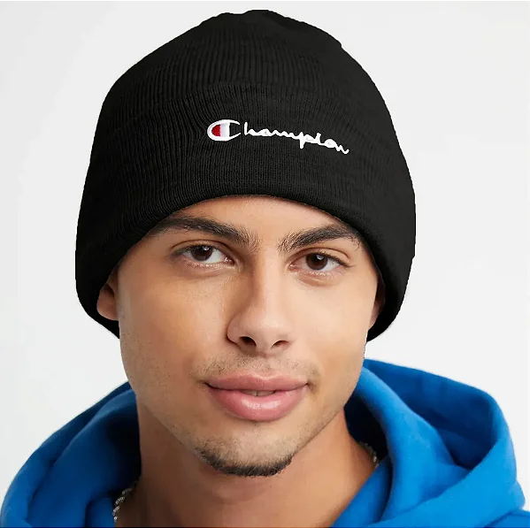 GORRO CHAMPION BEANIE WITH CUFF BLACK