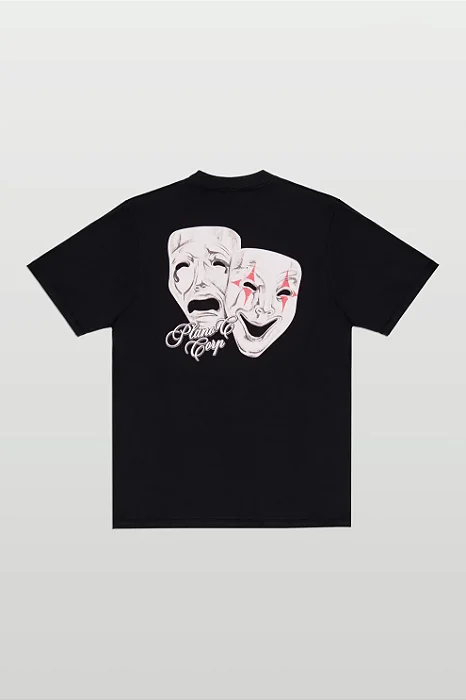 CAMISETA PLANO C MASKS BLACK