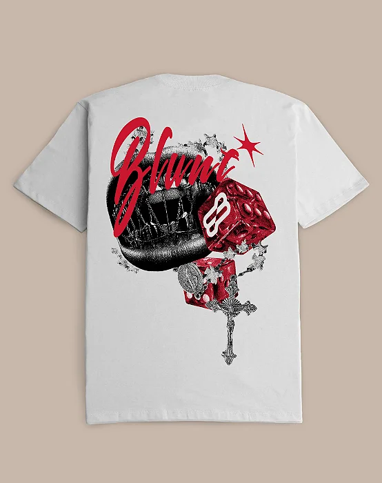 CAMISETA BLUNT OVERSIZED VEGAS BRANCO