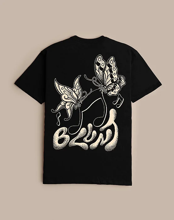 CAMISETA BLUNT BASICA TUNUEFLIES PRETO