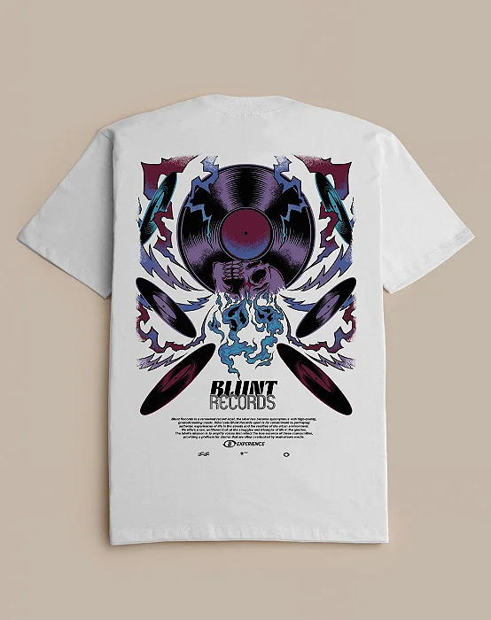 CAMISETA BLUNT OVERSIZED VINYL NEW WHITE