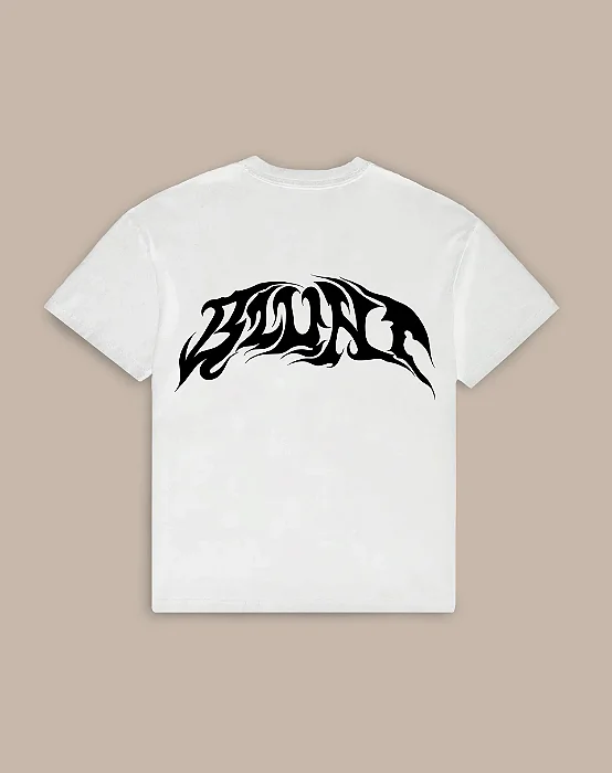 CAMISETA BOXY BLUNT TYPE NEW WHITE