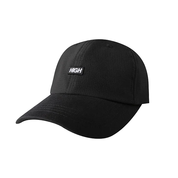 BONE HIGH RIPSTOP 6 PANEL PATCH BLACK