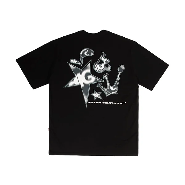 CAMISETA HIGH TEE STAMP BLACK