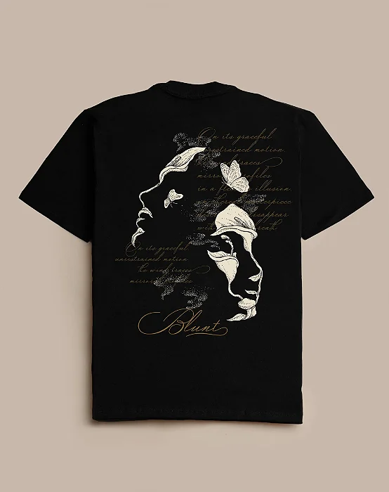 CAMISETA BLUNT OVERSIZED PAREIDOLIA PRETO