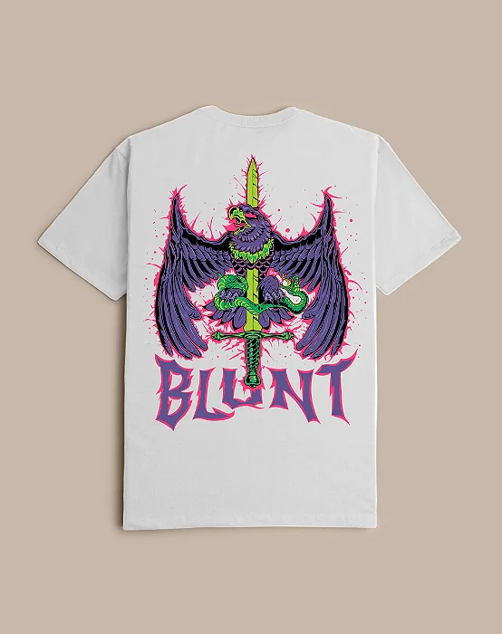 CAMISETA BLUNT BASICA CRUCIBLE BRANCO