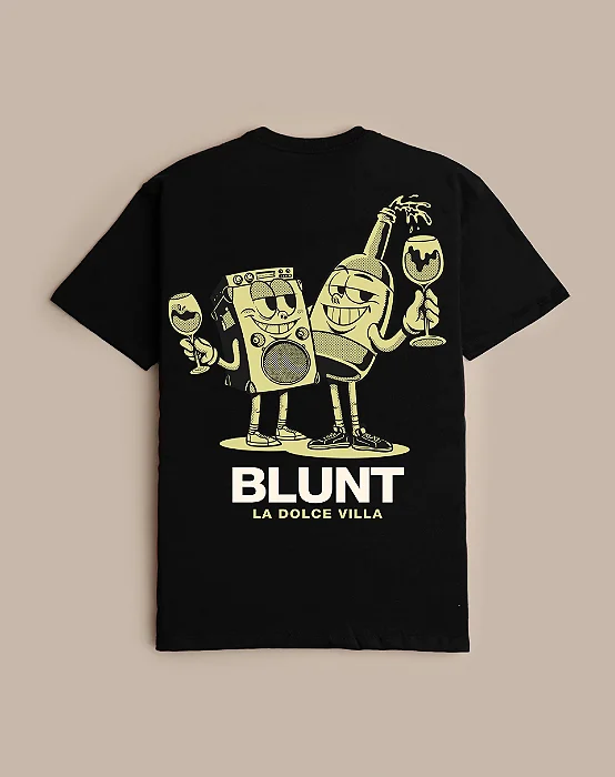 CAMISETA BLUNT PREMIUM RAGAZZI PRETO