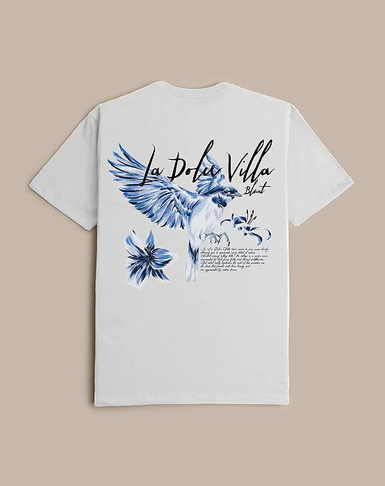 CAMISETA BLUNT PREMIUM AZZURRA BRANCO