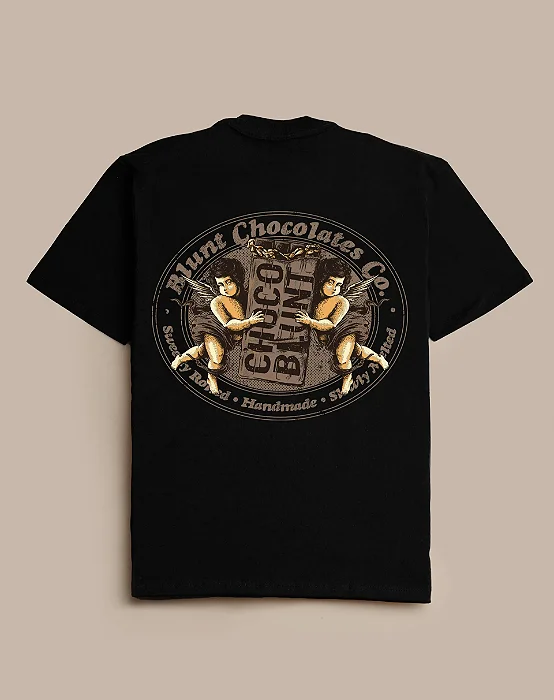 CAMISETA BLUNT OVERSIZED CHOCOBLUNT PRETO