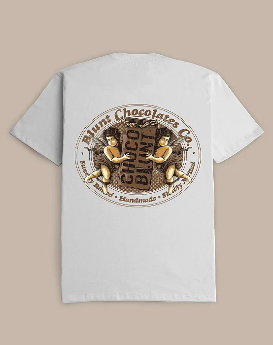 CAMISETA BLUNT OVERSIZED CHOCOBLUNT BRANCO