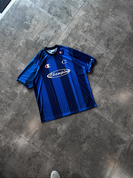 CAMISETA CHAMPION LISTRADA FOOT ATHLETIC NAVY