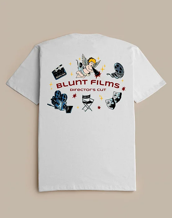CAMISETA BLUNT OVERSIZED ACTION BRANCA
