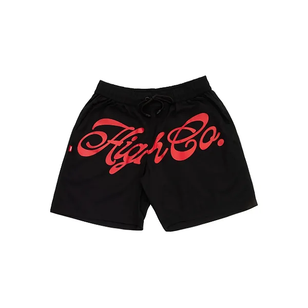 SHORTS HIGH SCRIPT BLACK