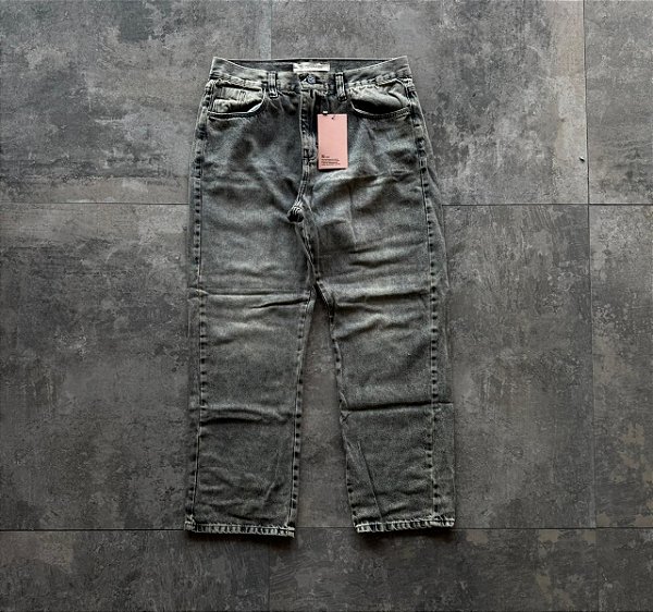 CALÇA JEANS BAGGY DENIM & CO ESTONADA YELLOW